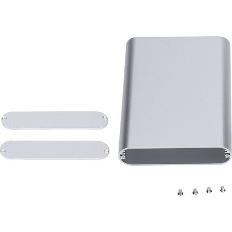 Gehäuse aus silber sandgestrahltem, mattem Aluminium für Leiterplattenverdrahtung (1/5)