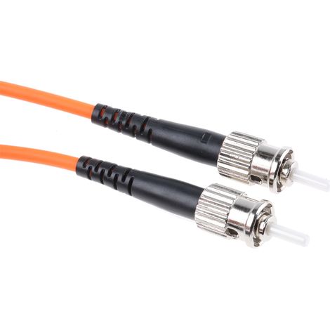 Câble fibre optique RS PRO 1m Avec connecteur / ST, OM2 Multi-mode ( Prix pour 1 )