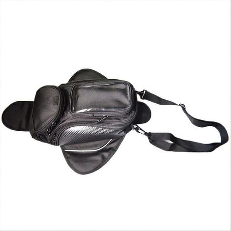 Sacoche de réservoir moto aimantée, sac magnétique pour carburant, bagagerie selle moto, poche universelle robuste (1/5)