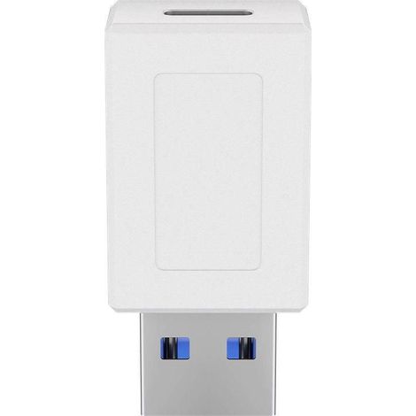 Microconnect USB3.0ACFW cambiador de género para cable USB A USB C Blanco