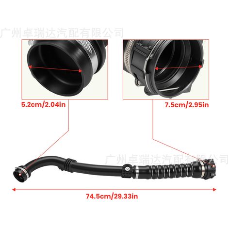 Renault Laguna III Turboladerschlauch ohne Sensor 8200766662, 8200852008 (1/4)