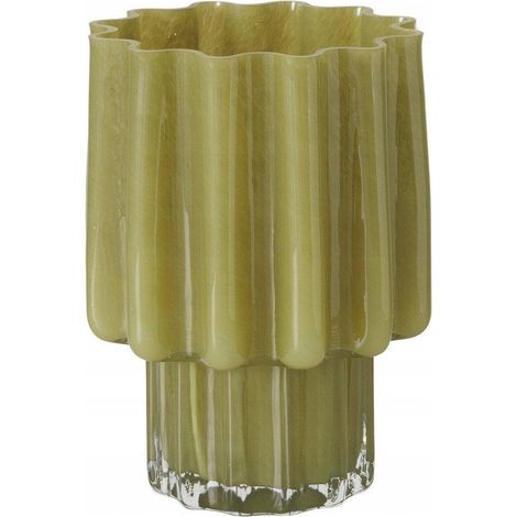 Vaso in vetro verde elegante Boltze RAGUSA 24 cm