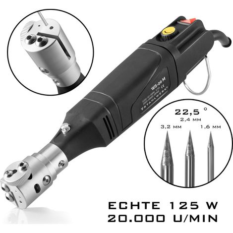 STAHLWERK Affûteuse de tungstène WS-20 M avec 125W pour électrodes en tungstène 1,6-3,2 mm