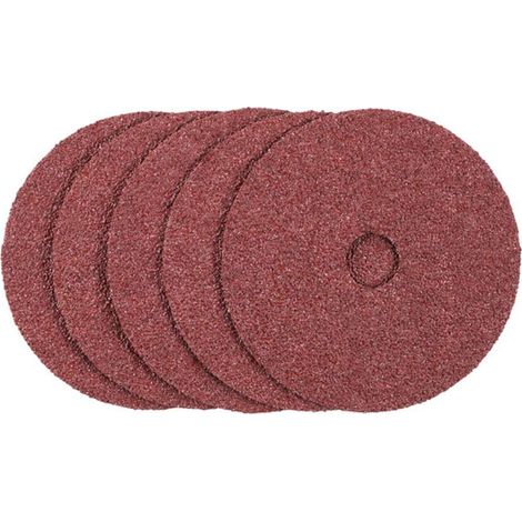 5 disques de ponçage de base en fibre Ø 125x22 mm (1/2)
