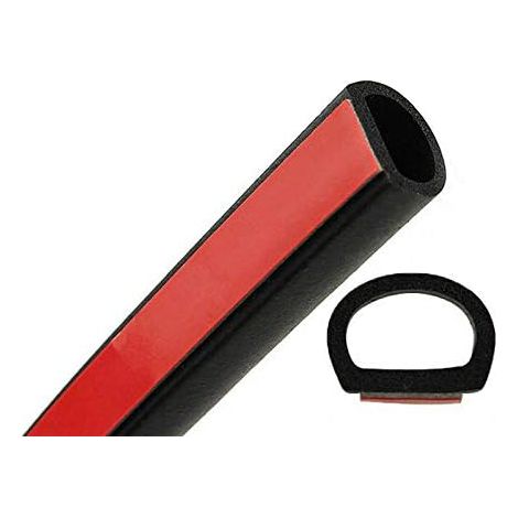 Junta de goma para puerta de coche, 14 x 12 mm, 5 m