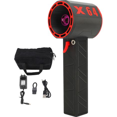 Ventilateur turbo ultra-puissant Super Jet, conduit de 64 mm, batterie 8000 mAh, pour voiture, extérieur et maison, 100 à 240 V (1/5)
