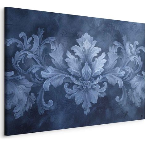 Image - Ornement bleu et couleurs froides, décoration bleu foncé / Ornement bleu aux nuances froides (1/3)