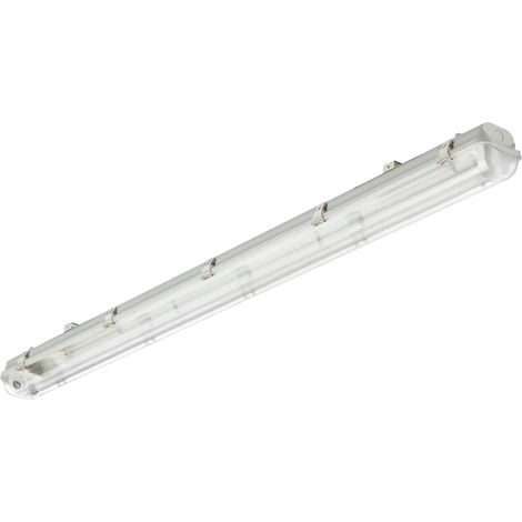 Plafoniera Stagna per due Tubi LED 120 cm IP65 Ledinaire WT050C 1200 mm (1/2)