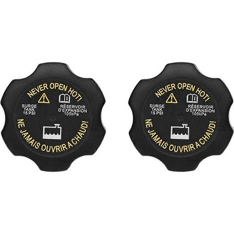 2 bouchons de radiateur RC98 15075118 15 pouces. Bouchon de vase d'expansion pour radiateur H2. (1/5)