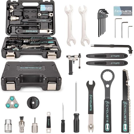 Trousse à outils pour vélo, organisateur, outils professionnels, clés (1/5)