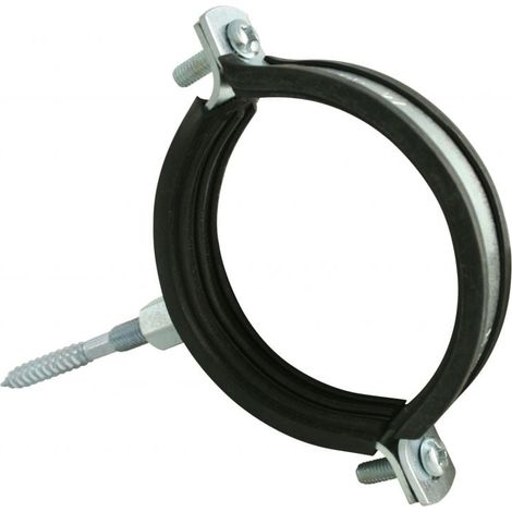 HT-Schelle schallgedämmt mit Stockschraube 8 x 80 mm DN 90 Rohrschellen