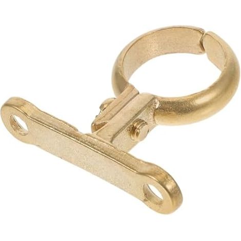 Collier de Serrage en Laiton 22 Mm Robuste pour Tuyaux, Support Mural Réglable, Fixation Plomberie Eau, Accessoire Montage Fiable Usage Résidentiel et Industriel - (1/5)