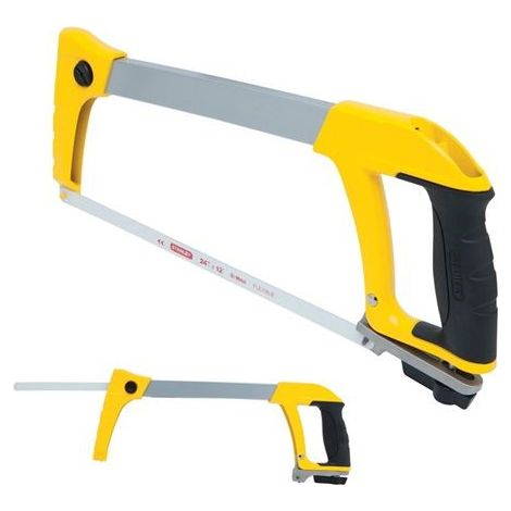Stanley DynaGrip Heavy-Duty 12-Inch (300mm) TurboCut Hacksaw with Dynagrip Handle (Model STA120110)