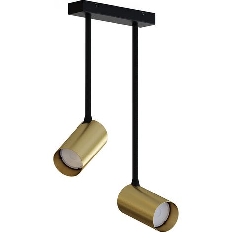 Plafoniera spot Nowodvorski MONO 2xGU10 nero ottone