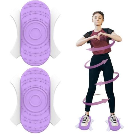 Twist Board Twist Waist,Twist Disque de TailleTwist Waist pour Le Fitness et L\'entraînement,Planche Twister pour Taille D\'exercice (1/4)