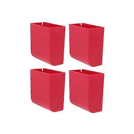 4er-Set Mehrzweck-Aufbewahrungsboxen, TV-Controller-Wandhalterungen, Wandorganizer