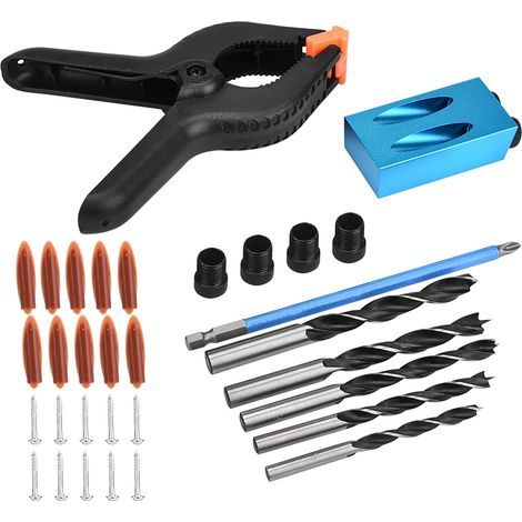 Bohrschablonen-Set, Lochtaschen für die Holzbearbeitung (1/5)