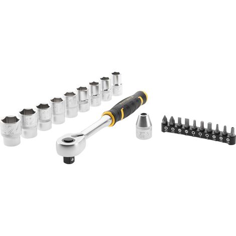Ratschensatz 1/2" 120 Zähne + Spitzen STANLEY FATMAX FMMT82681-0 (1/3)