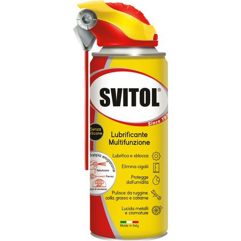 Arexons Svitol lubrificante spray 400 ml con erogatore a 360o con chiusura e apertura valvola (1/2)