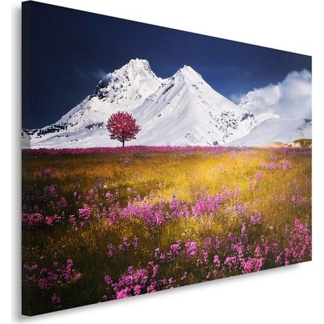 Quadro su tela, Montagna Paesaggio Natura - 90x60 (1/5)