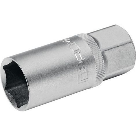 Inserto de llave de tubo para bujías 1/2 pulgada SW 21mm 6KT L.65mm PROMAT