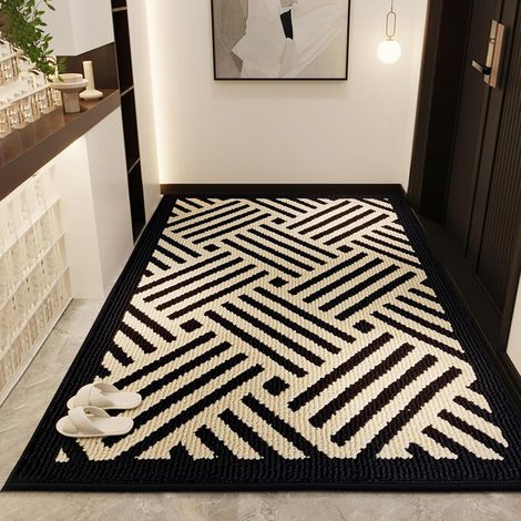 Paillasson Exterieur Entree 60 x 90 cm,Tapis Entree Interieur Lavable - Imperméable - Antidérapant - pour l'entrée, la Porte d'entrée, Le Patio, Le Couloir, Le Jardin (1/5)