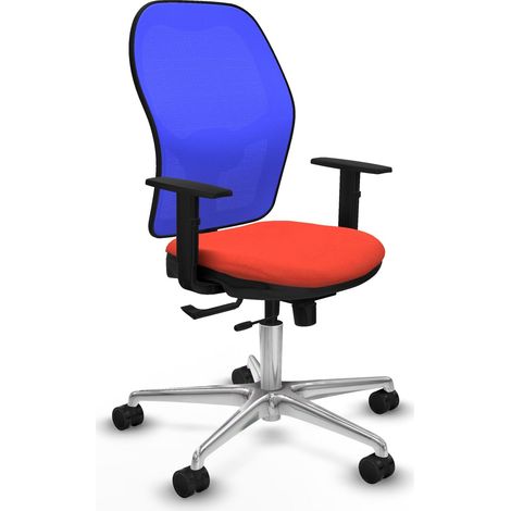 Bürostuhl piqueras y crespo Jorquera blau Schaumstoffbezug (1/2)