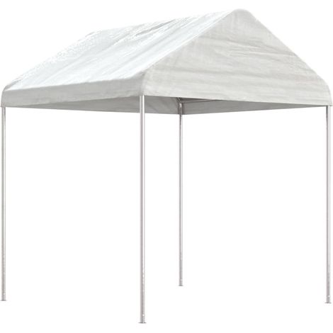 Maison Exclusive - Gazebo con Tetto Bianco 15,61x2,28x2,69 m in Polietilene