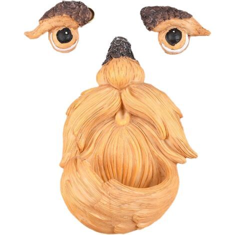 Résine arbre Face oiseau mangeoire, extérieur arbre Hugger décor avec vieux homme Face arbres drôles Art pour jardin jardin Patio balcon suspendu mangeoires d’oiseaux pour oiseaux sauvages et écureuil (1/5)