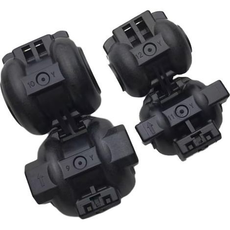 Paire de colliers de serrage pour tuyaux de refroidissement pour véhicules Toyota compatibles avec OE 88718-2d150 et 88718-2d140 en plastique pour réparation de système de climatisation de voiture (1/5)