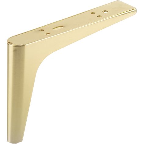 Pata de mueble FS019 150 mm oro cepillado SANS MARQUE