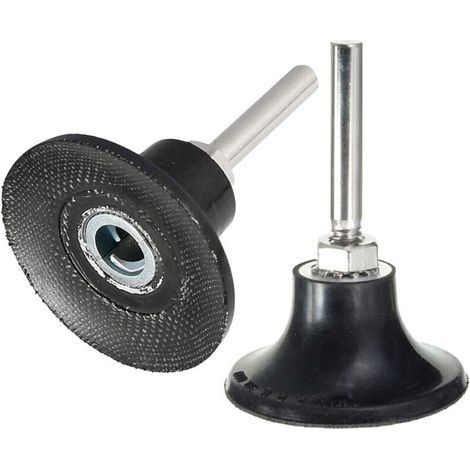 2pcs 50mm Pad Holder Roll Lock Sanding Chuck Polishing Quick Change Die Grinder Accessories with 6.35mm Shank for Rotary Tool Sanding Polishing (1/3)