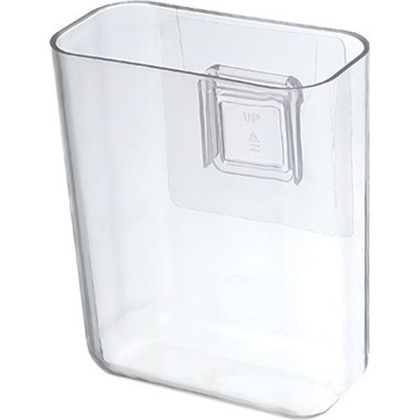 Support mural de rangement en plastique robuste et transparent, facile à installer, pour télécommande, idéal pour chambre ou salon (petit format : 11,9 x 10,2 x 5,1 cm). (1/5)