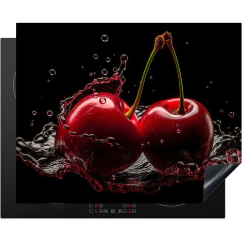 PROTEZIONE PER PIANO COTTURA A INDUZIONE Ciliegia - Rosso - Frutta - Acqua - Nero 65x52