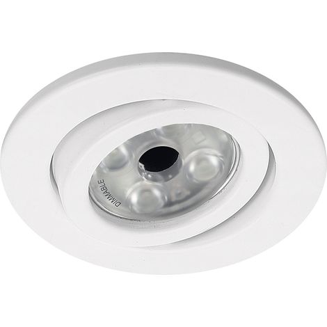 Empotrable techo tilt KOS Redondo ajustable GU5.3 50W Blanco (1/3)