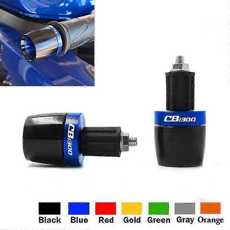 Accessoires moto pour Honda CB1300 (tous modèles) : poignées de guidon universelles 7/822 mm avec embouts de guidon et curseurs - Yvan (1/4)