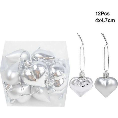 6 à 24 boules de Noël rouges et dorées, décorations pour sapin de Noël, grandes boules à suspendre, décorations de Noël et du Nouvel An (C03-12 pièces) (1/5)