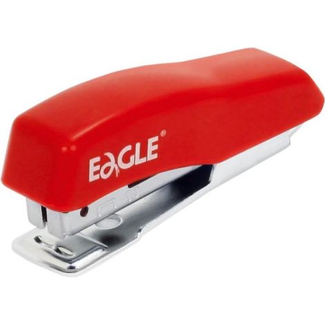 Grapadora Eagle 1011 roja n.° 10 y 8 hojas