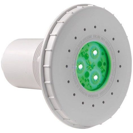 Projecteur à LED pour piscine liner – 3 LEDs haute intensité 18W – Alimentation très basse tension – Niche plastique résistante – SCP