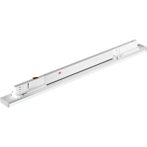 Linéaire sur Rail Triphasé 15-30W Ajustable 60cm 120° CCT Blanc - 3000K/4000K/6000K - SILAMP