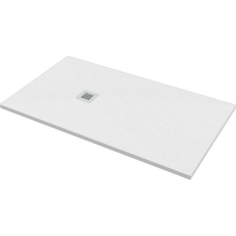 PONSI Piatto doccia rettangolare 80x140 bianco effetto pietra codice prod: BPMAROSTON8014 (1/3)
