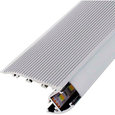 Perfil de aluminio para Especial Escaleras 12/24V 2 metros  Opal  | IluminaShop