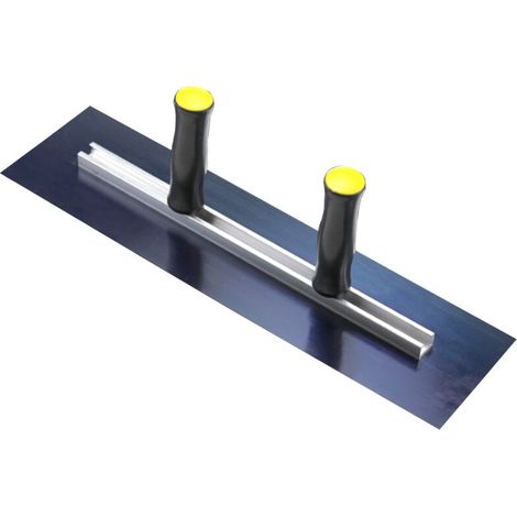 Truelle de 55 cm, truelle à carrelage, truelle à enduire, outil de finition amovible à double poignée en acier inoxydable (1/5)