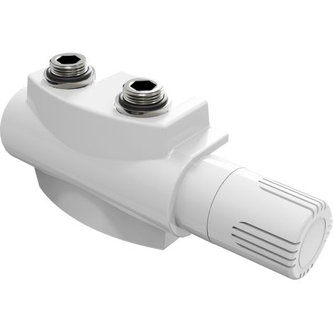 Heilmetz Cabezales de válvula termostáticos para radiador 50 mm, Para tubos de 15/16 mm, Blanco con tapa (1/5)