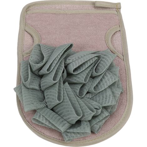 Serviette de bain/gant de toilette/gant de bain à main, double face pour laver et éliminer la saleté et les impuretés, éponge de bain pour adultes, exfoliation puissante. (1/5)