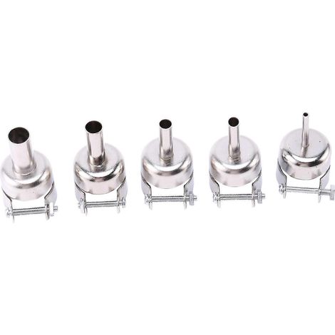 Lot de 5 buses à air chaud universelles pour stations de soudage 850, 852d, 898 et 858