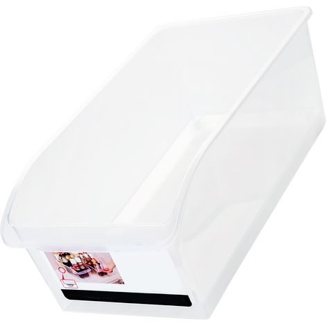 Bac de rangement en plastique transparent, tiroir de réfrigérateur, accès facile, grande capacité, conteneur de stockage polyvalent extractible pour la cuisine des Fruits (1/5)