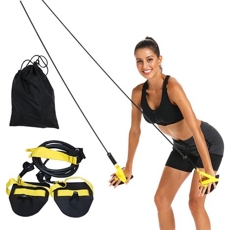 Bracelets de résistance professionnels pour l'entraînement de la force des bras en natation, lot d'exercices élastiques avec sac de rangement (1/5)