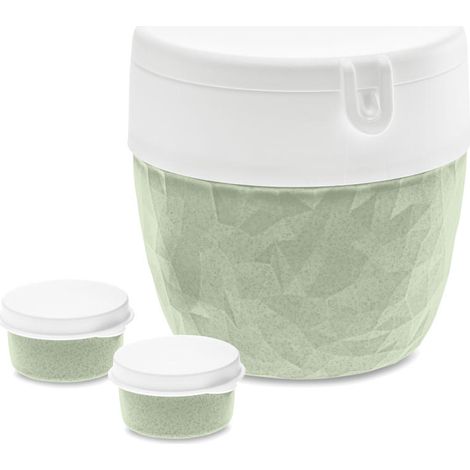 Koziol Bento Club Lunchbox grün organisch 900 ml (1/4)