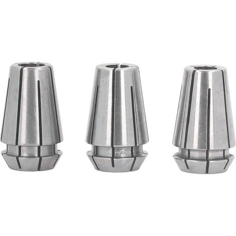 Jeu de 3 pinces de serrage ERG16 pour taraudage, accessoires CNC, kit de pinces à ressort, précision et fiabilité pour machines-outils. (1/5)